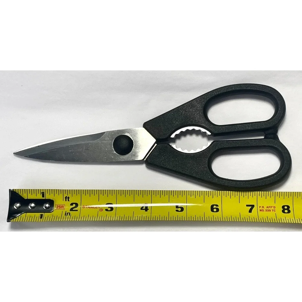 Wusthof 5558 Black Handle Kitchen Shears Scissors Germany Take Apart Tool